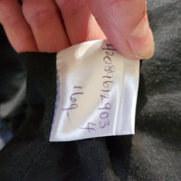 Hache Navy Blue Cropped Blazer Jacket size 44 (made in Italy) US 8 - Picture 9 of 12